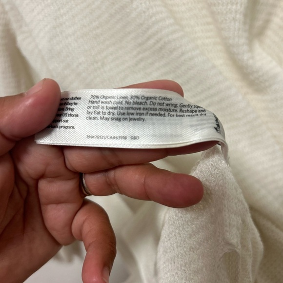 Eileen Fischer Womens Crew Neck organic Linen small - Picture 10 of 11